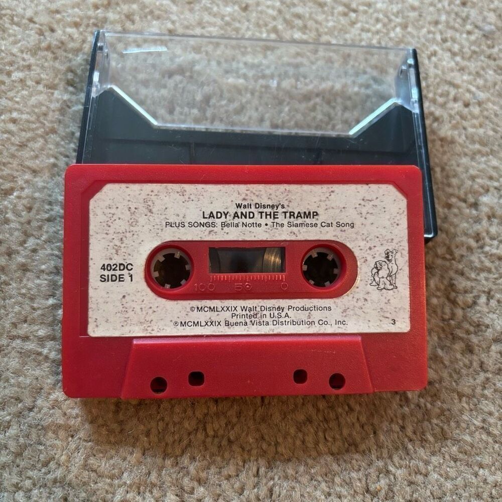 Disney Sleeping Beauty & Lady And The Tramp 402DC Cassette Tape
